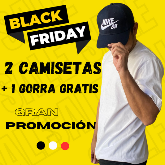 Camiseta x2+ 1 Gorra Gratis